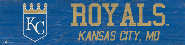 Kansas City Royals 0846-Team Name 6x24