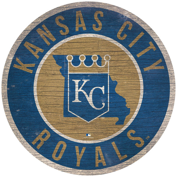 Kansas City Royals 0866-12in Circle w/State
