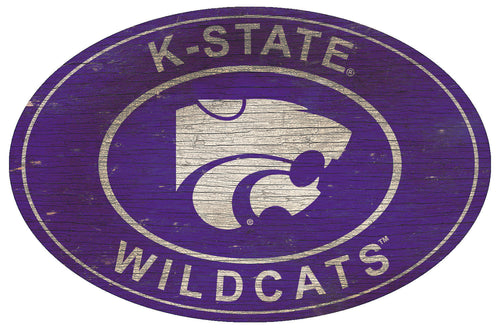 Kansas State Wildcats 0801-46in Heritage Logo Oval