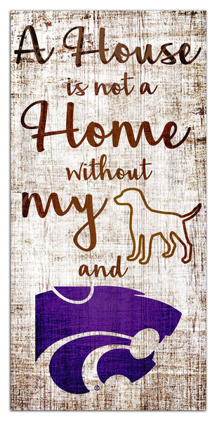 Kansas State Wildcats 0867-A House is not a Home 6x12