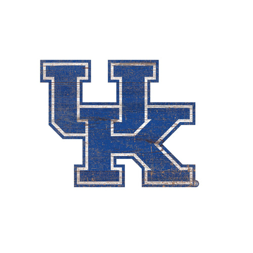Kentucky Wildcats 0843-Distressed Logo Cutout 24in