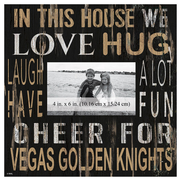 Las Vegas Golden Knights 0734-In This House 10x10 Frame