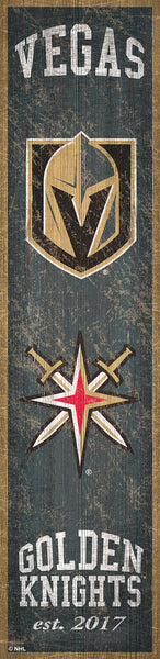 Las Vegas Golden Knights 0787-Heritage Banner 6x24