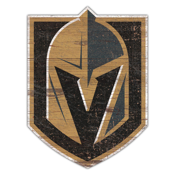 Las Vegas Golden Knights 0843-Distressed Logo Cutout 24in