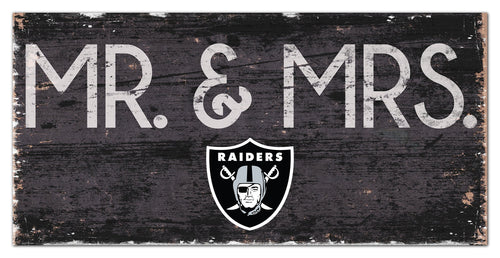 Las Vegas Raiders 0732-Mr. and Mrs. 6x12