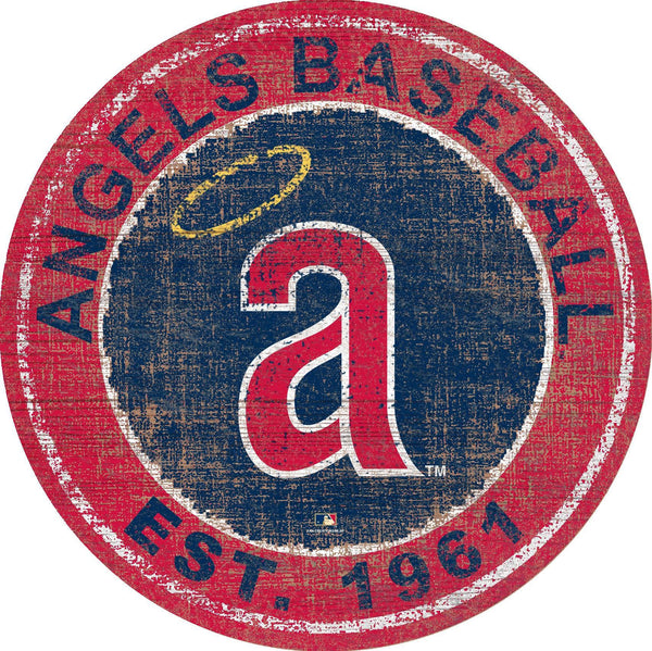 Los Angeles Angels 0744-Heritage Logo Round