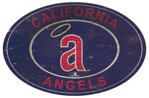 Los Angeles Angels 0801-46in Heritage Logo Oval