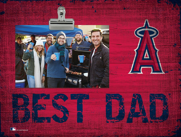 Los Angeles Angels 0893-Best Dad Clip Frame