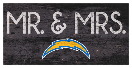 Los Angeles Chargers 0732-Mr. and Mrs. 6x12