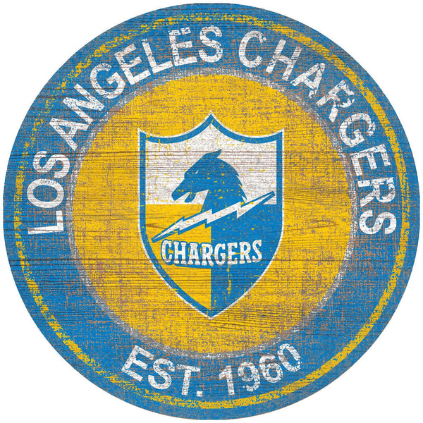 Los Angeles Chargers 0744-Heritage Logo Round