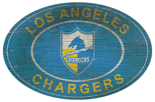 Los Angeles Chargers 0801-46in Heritage Logo Oval