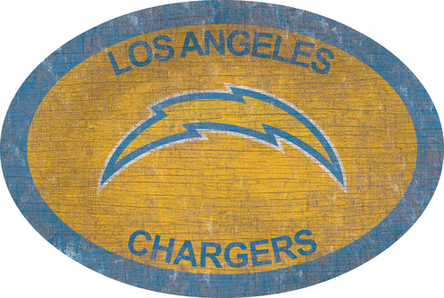 Los Angeles Chargers 0805-46in Team Color Oval