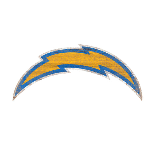 Los Angeles Chargers 0843-Distressed Logo Cutout 24in
