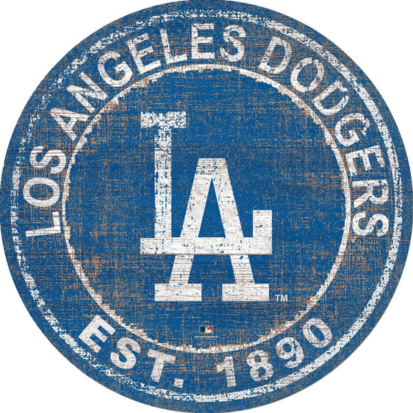 Los Angeles Dodgers 0744-Heritage Logo Round