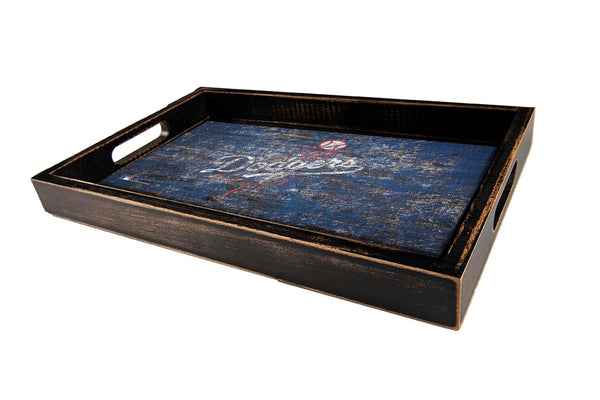 Los Angeles Dodgers 0760-Distressed Tray w/ Team Color