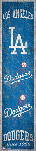 Los Angeles Dodgers 0787-Heritage Banner 6x24