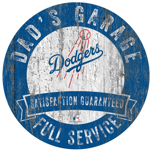 Los Angeles Dodgers 0862-12in Dad's Garage Circle