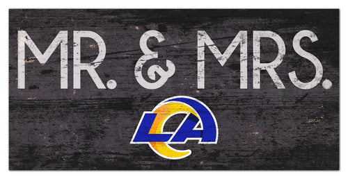 Los Angeles Rams 0732-Mr. and Mrs. 6x12
