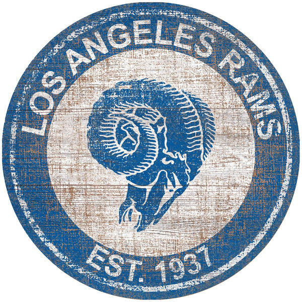 Los Angeles Rams 0744-Heritage Logo Round