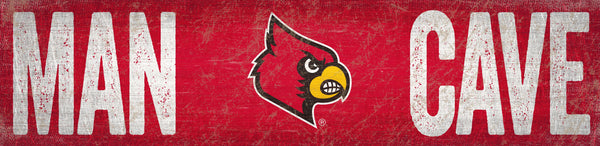 Louisville Cardinals 0845-Man Cave 6x24