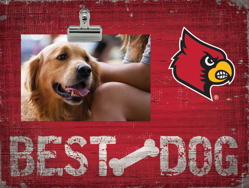 Louisville Cardinals 0849-Best Dog Clip Frame