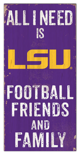 LSU Tigers 0738-Friends and Family 6x12