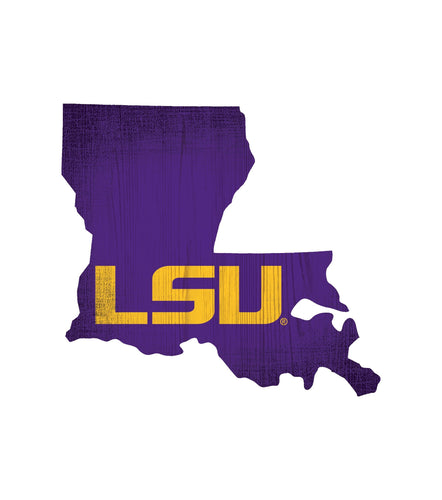 LSU Tigers 0838-12in Team Color State