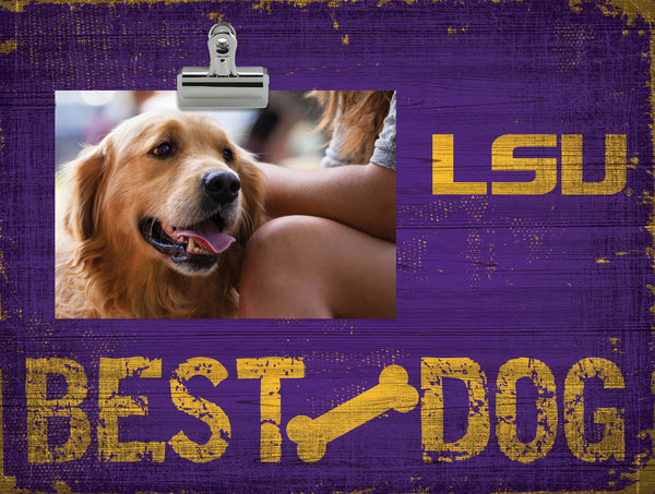 LSU Tigers 0849-Best Dog Clip Frame