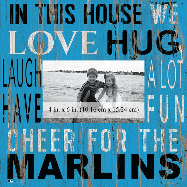 Maimi Marlins 0734-In This House 10x10 Frame