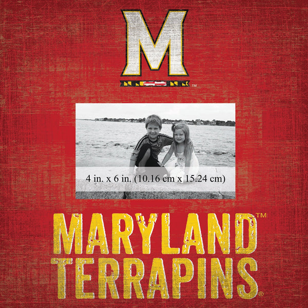 Maryland Terrapins 0739-Team Name 10x10 Frame