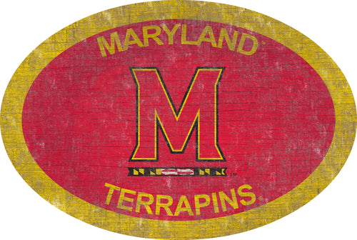 Maryland Terrapins 0805-46in Team Color Oval