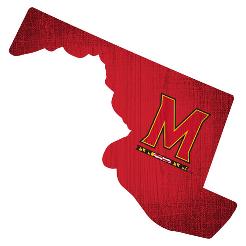 Maryland Terrapins 0838-12in Team Color State