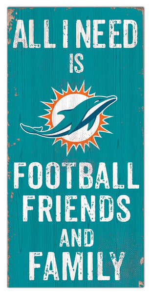 Miami Dolphins 0738-Friends and Family 6x12