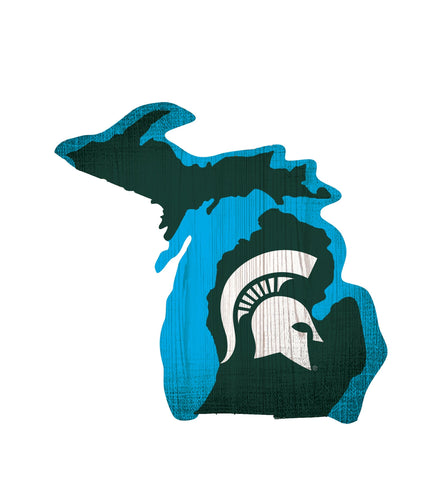 Michigan State Spartans 0838-12in Team Color State