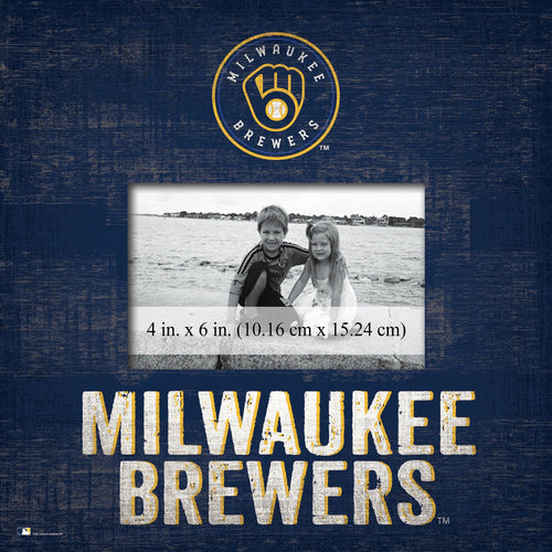 Milwaukee Brewers 0739-Team Name 10x10 Frame