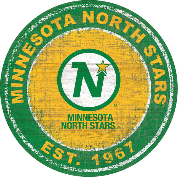 Minnesota Noth Stars 0744-Heritage Logo Round