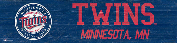 Minnesota Twins 0846-Team Name 6x24