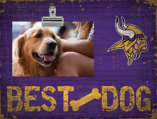 Minnesota Vikings 0849-Best Dog Clip Frame