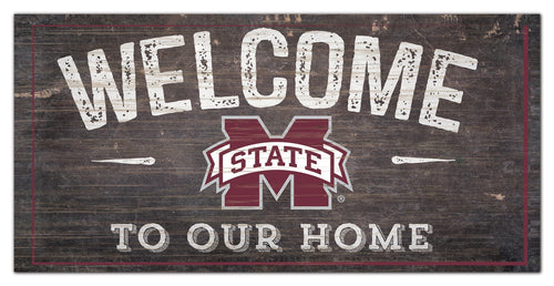Mississippi State Bulldogs 0654-Welcome 6x12