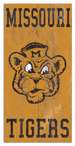 Missouri Tigers 0786-Heritage Logo w/ Team Name 6x12