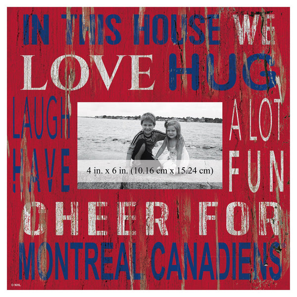Montreal Canadiens 0734-In This House 10x10 Frame