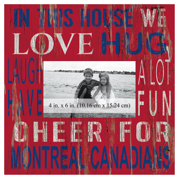 Montreal Canadiens 0734-In This House 10x10 Frame