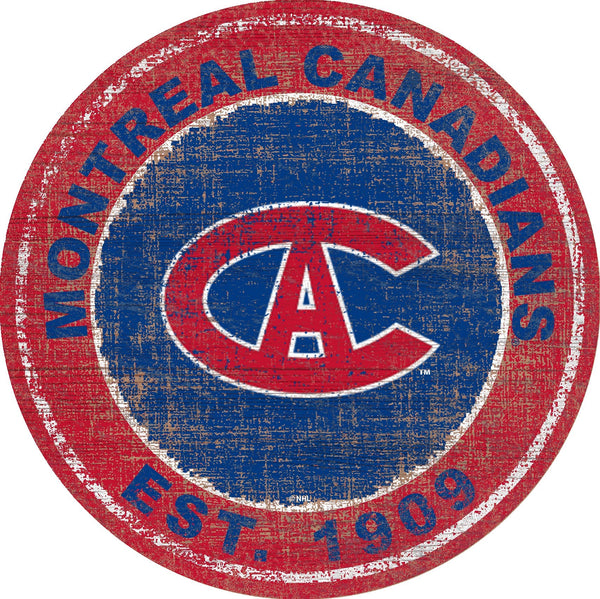 Montreal Canadiens 0744-Heritage Logo Round