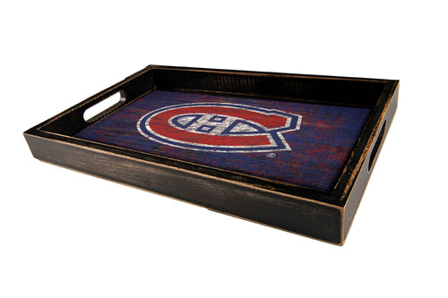 Montreal Canadiens 0760-Distressed Tray w/ Team Color