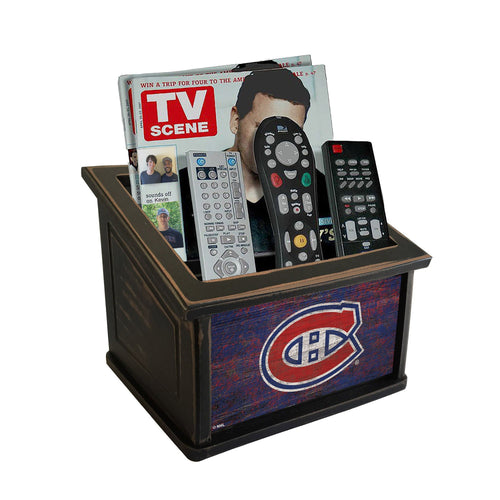 Montreal Canadiens 0764-Distressed Media Organizer w/ Team Color