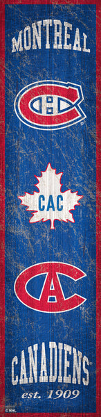 Montreal Canadiens 0787-Heritage Banner 6x24