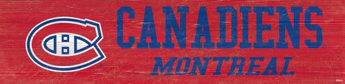 Montreal Canadiens 0846-Team Name 6x24