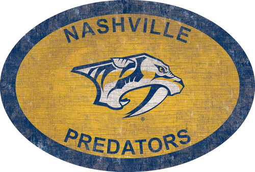 Nashville Predators 0805-46in Team Color Oval