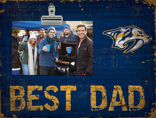 Nashville Predators 0893-Best Dad Clip Frame