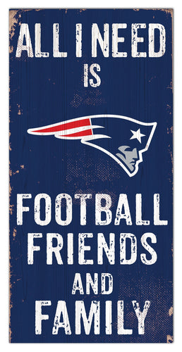New England Patriots 0738-Friends and Family 6x12